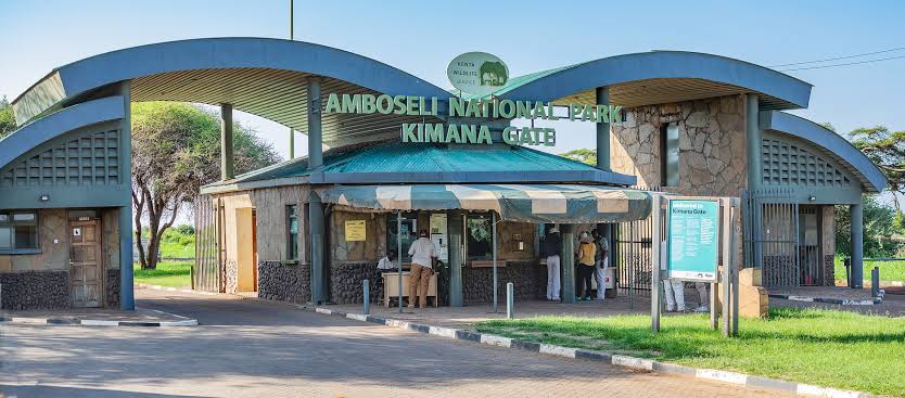 Entry Gates at Amboseli National Park